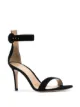 Billede 2 af Gianvito Rossi sorte Portofino 85-sandaler i ruskind
