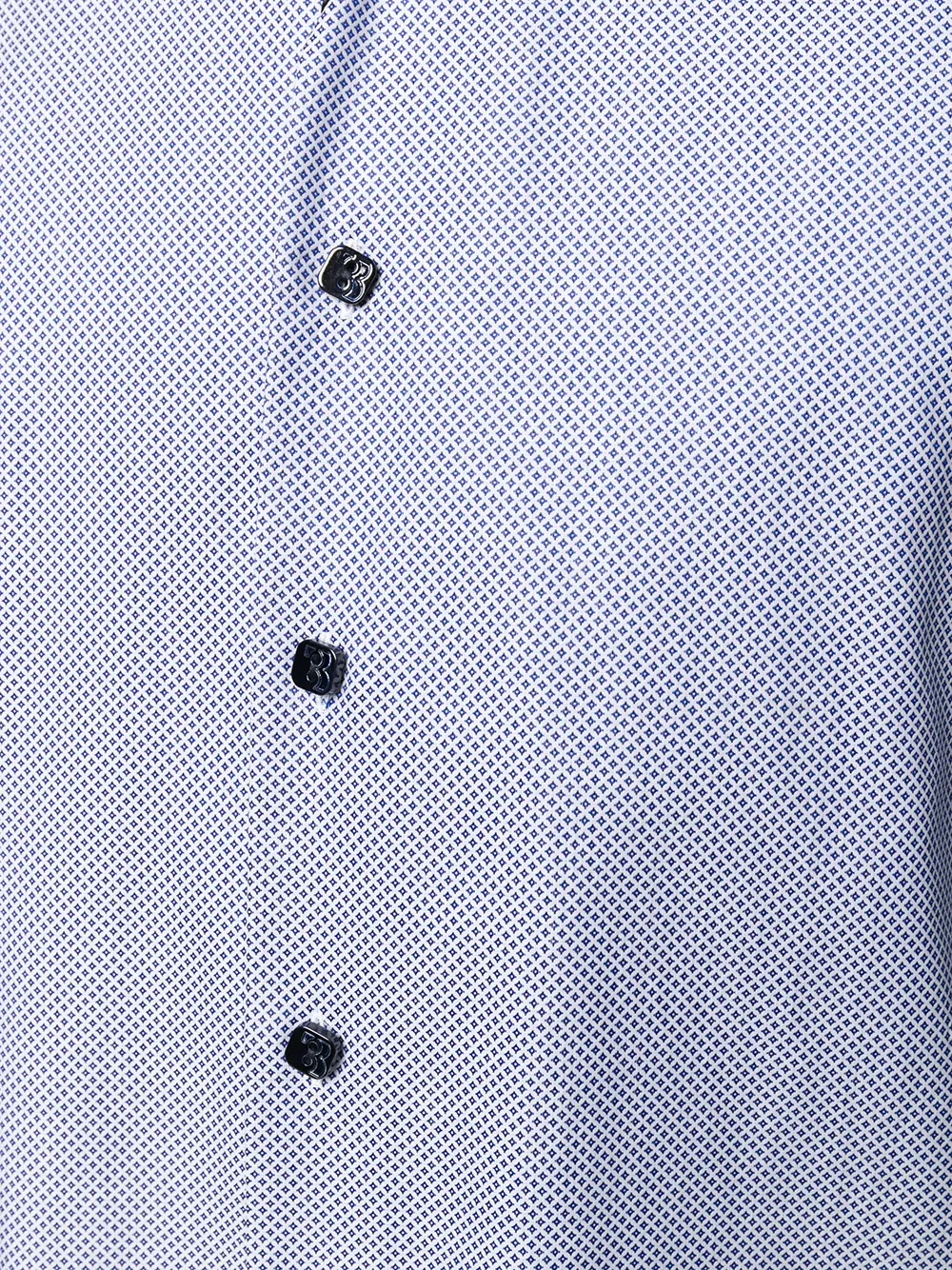Billionaire Shirt met geometrisch patroon Blauw