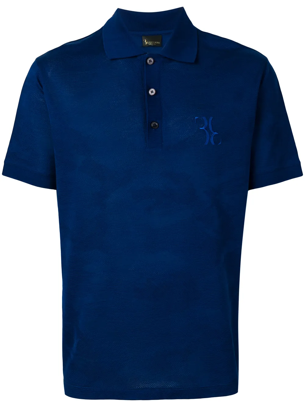 Billionaire logo polo shirt | Blue | Image 1