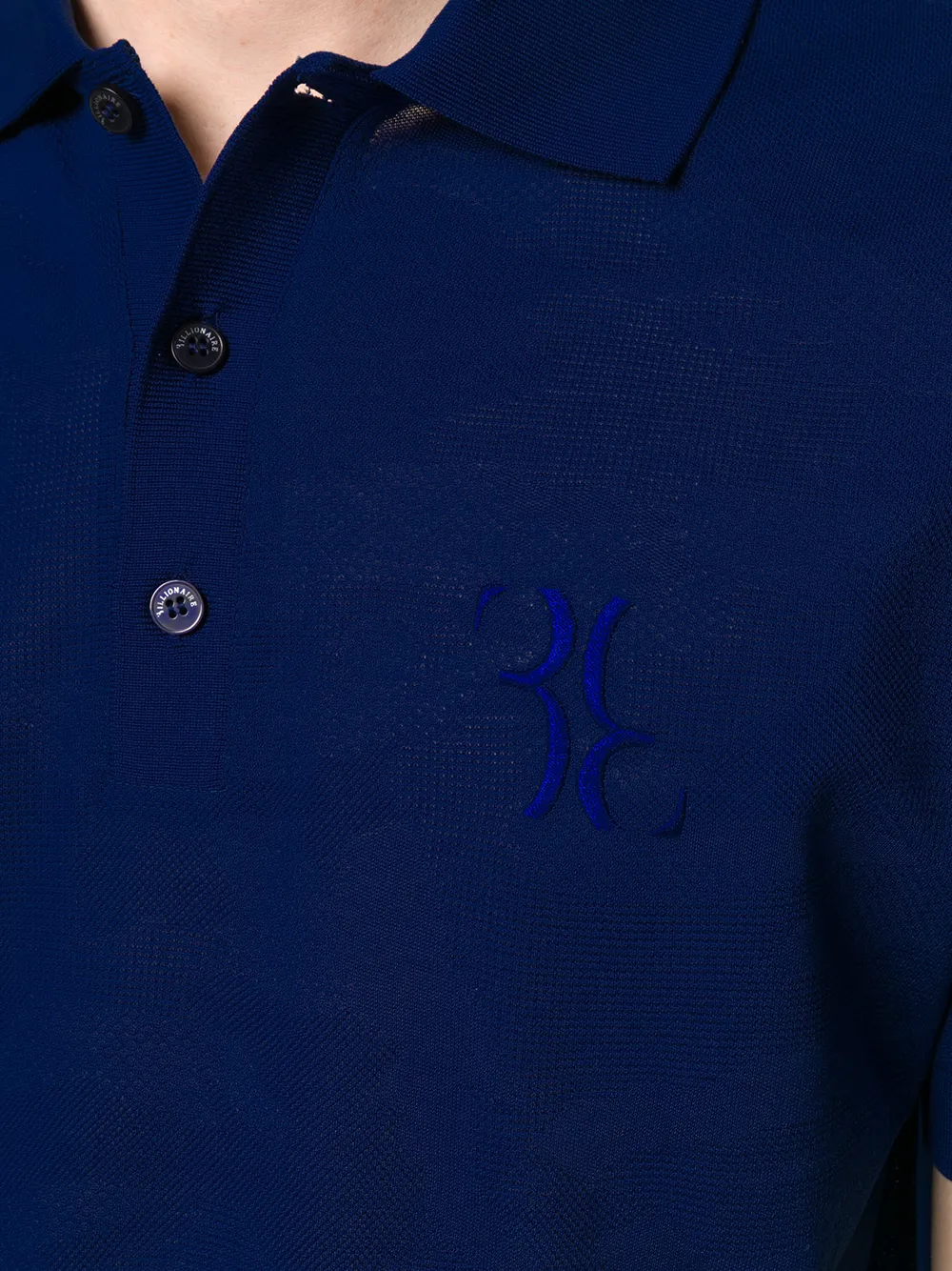 Billionaire Poloshirt met logo Blauw