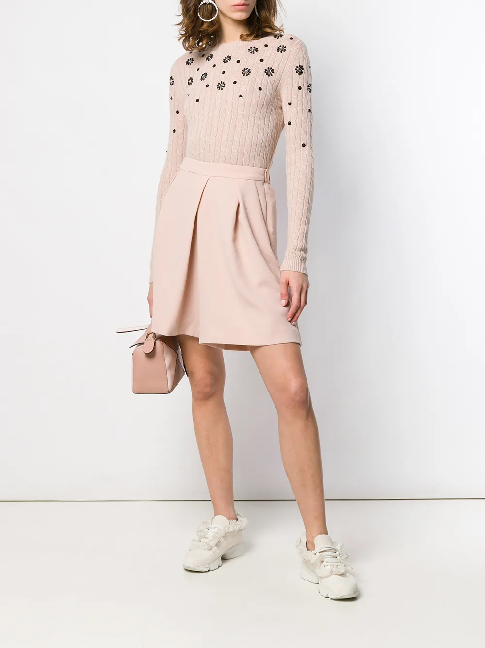 фото Emporio armani шорты-юбка со складками