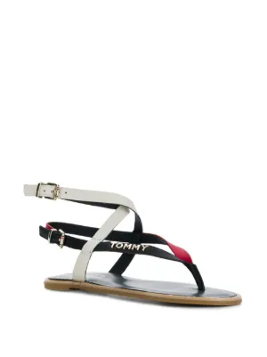 tommy hilfiger flat strappy sandals