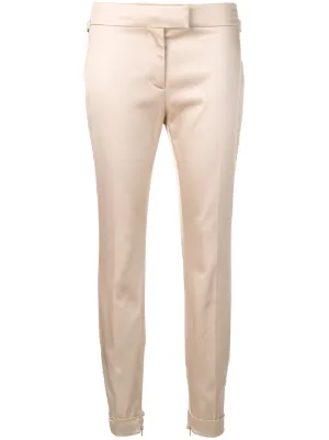 tan skinny trousers womens