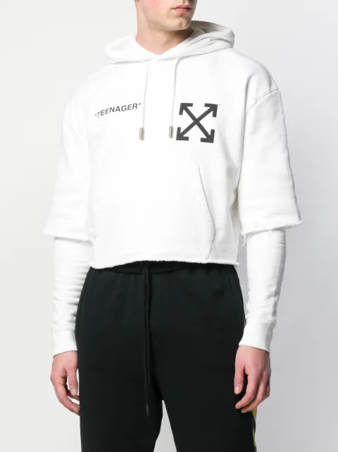 Bart hoodie off white Clearance