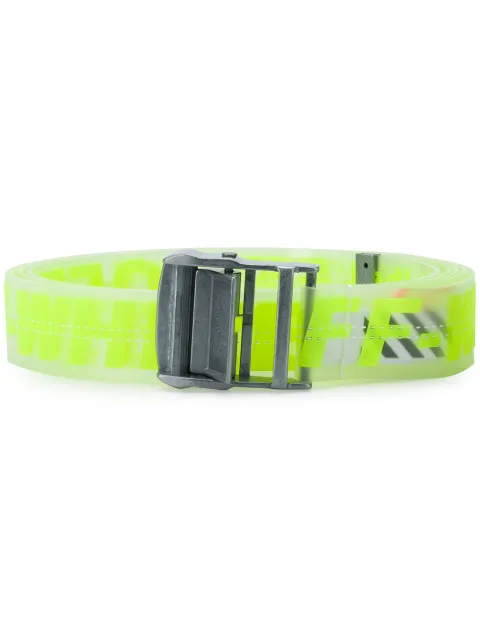 Off-White حزام بشعار وخياطة بارزة