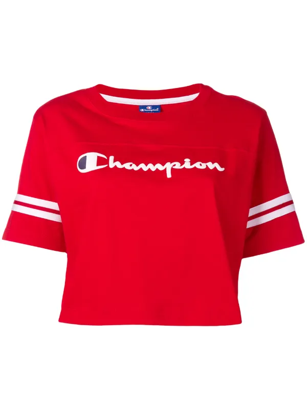 cropped champion t shirt
