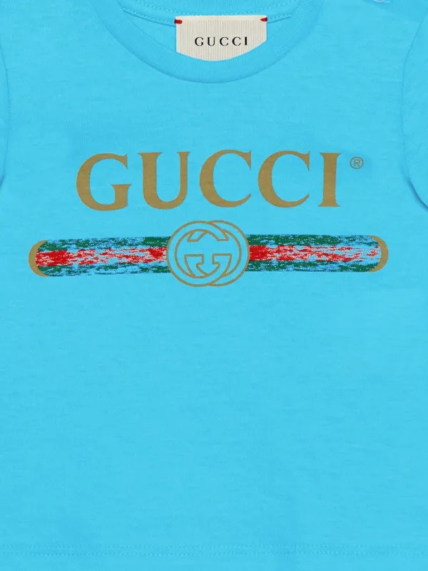 Gucci Kids Baby T Shirt With Gucci Logo Aw19 Farfetch Com