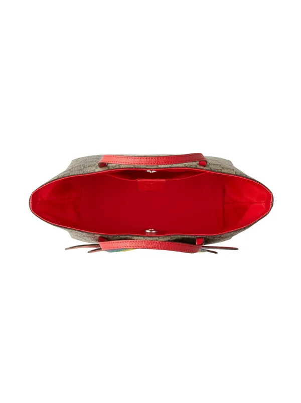 gucci red butterfly bag