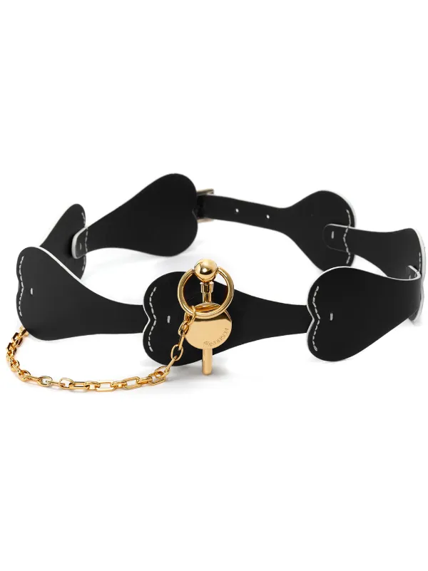 JW Anderson Heart Corset Belt in Black