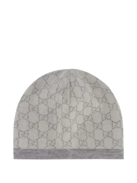 Gucci Kids gorro tejido en intarsia GG