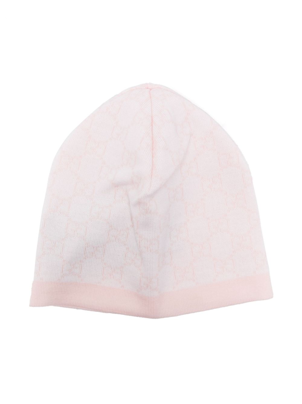 Image 1 of Gucci Kids GG pattern wool beanie