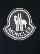 Moncler Kids تيشيرت مزين بشعار