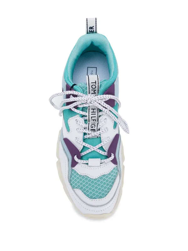tommy hilfiger chunky mixed sneaker