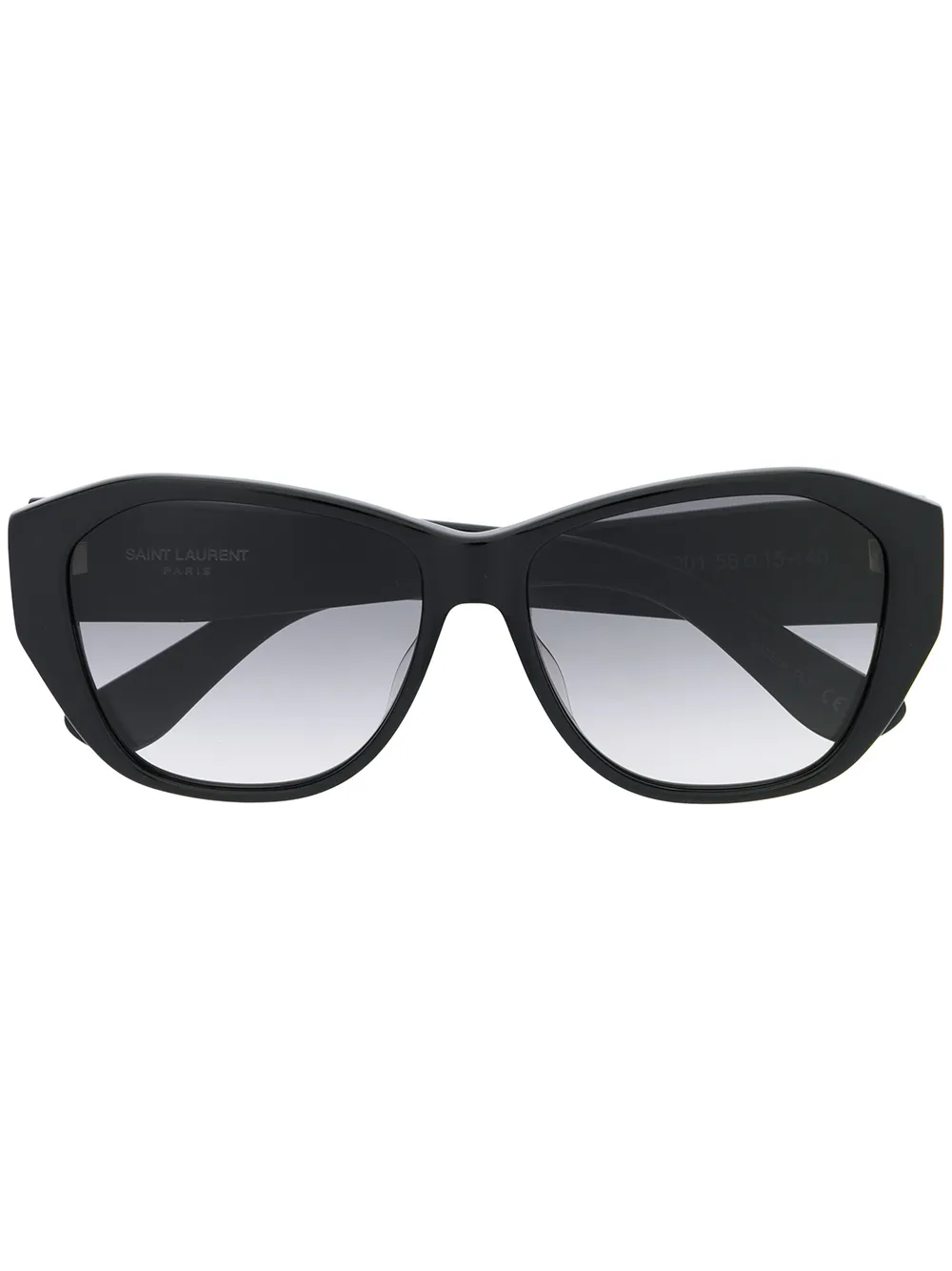 Saint Laurent Eyewear Occhiali da sole con monogramma - Nero
