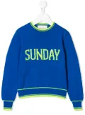 Alberta Ferretti Kids Sunday sweater - Blue