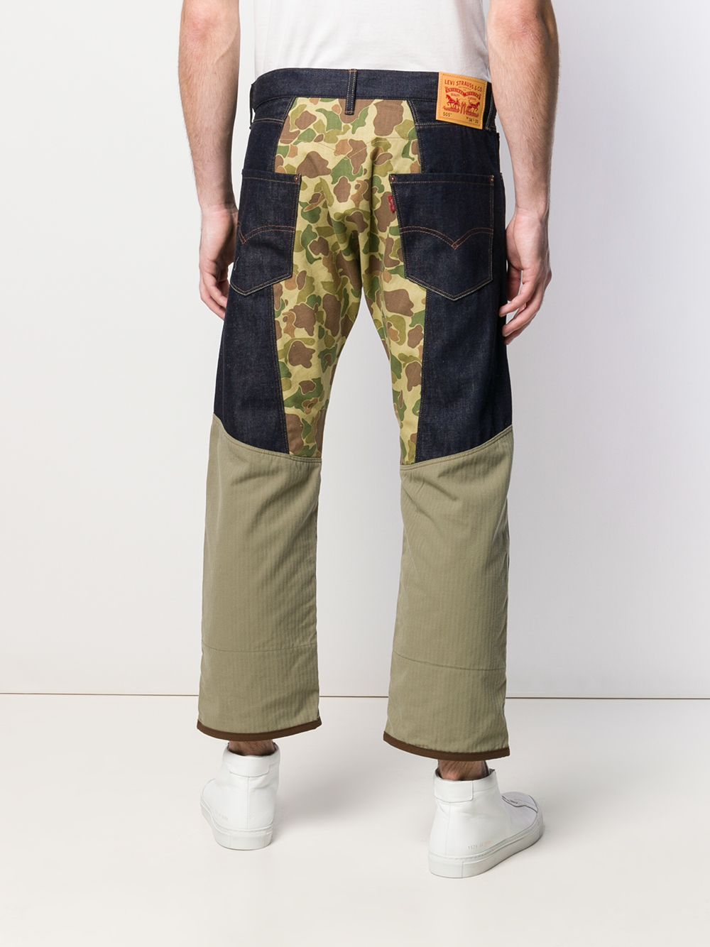 фото Junya Watanabe Man X Levi's джинсы с панельным дизайном