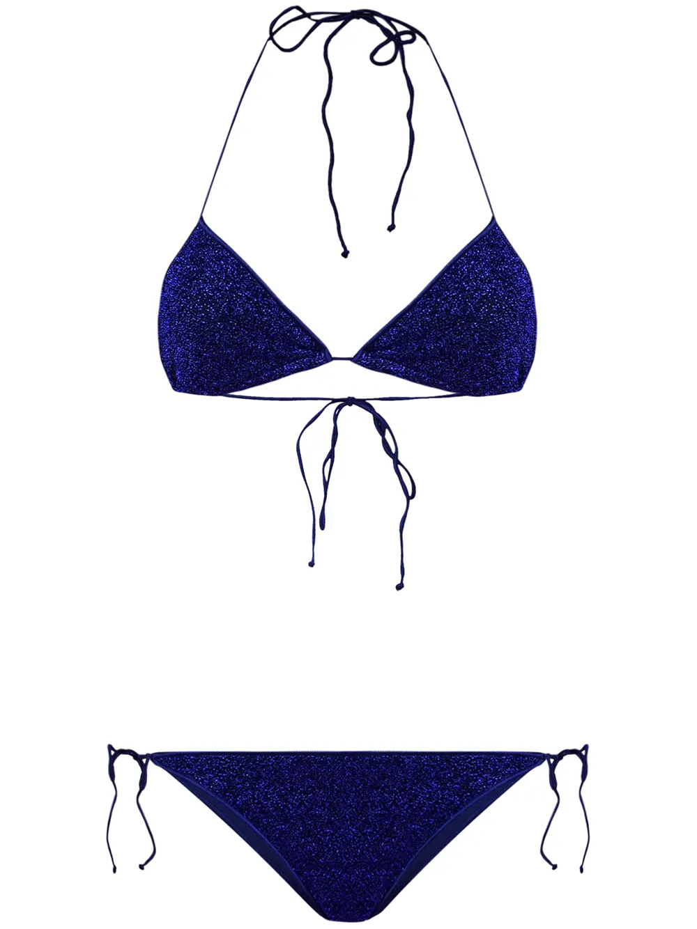 

Oséree lurex two-piece bikini - Blue