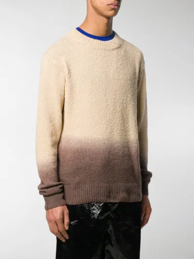 Dries Van Noten ombre effect sweater 