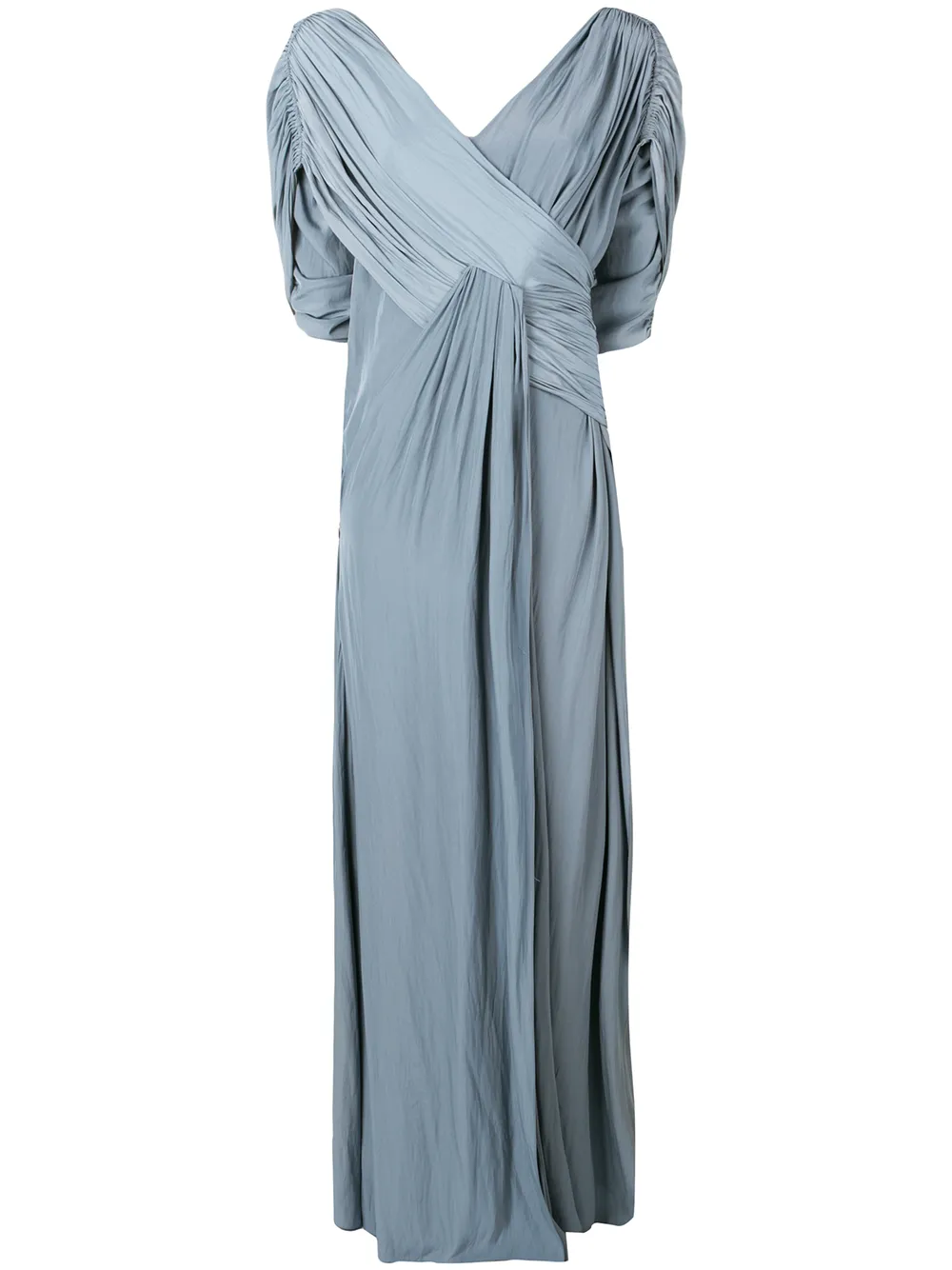 Lanvin Lange gedrapeerde jurk Blauw