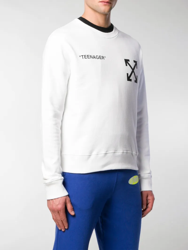 Off-White Teenager sweatshirt white | MODES