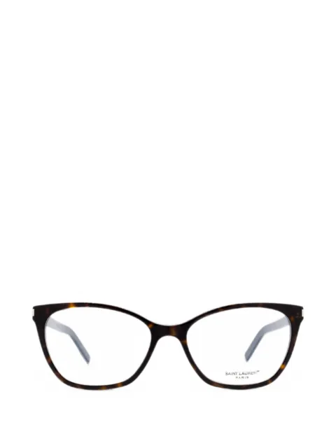 Saint Laurent Eyewear round tortoiseshell glasses