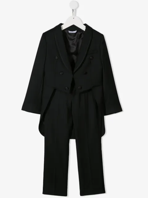 Dolce & Gabbana Kids single-breasted stretch-wool suit
