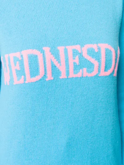 Alberta Ferretti Wednesday sweater blue 