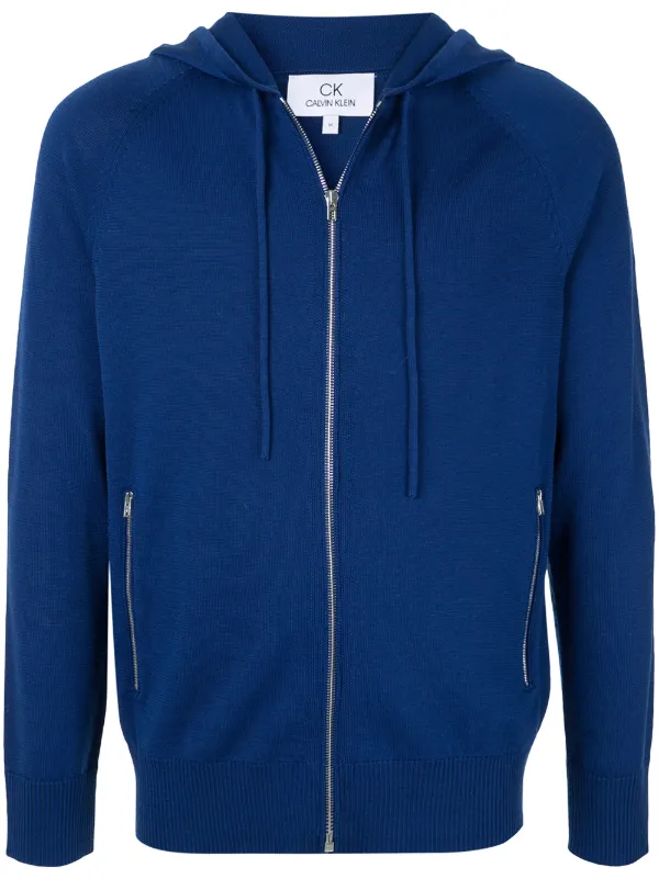 calvin klein blue hoodie