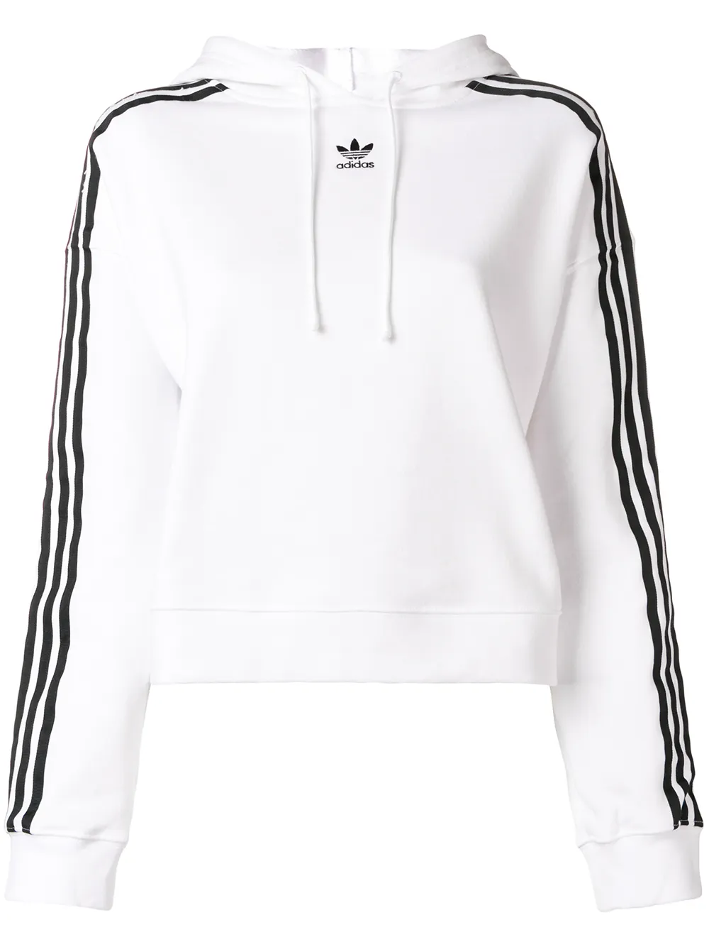 adidas Felpa crop - Bianco