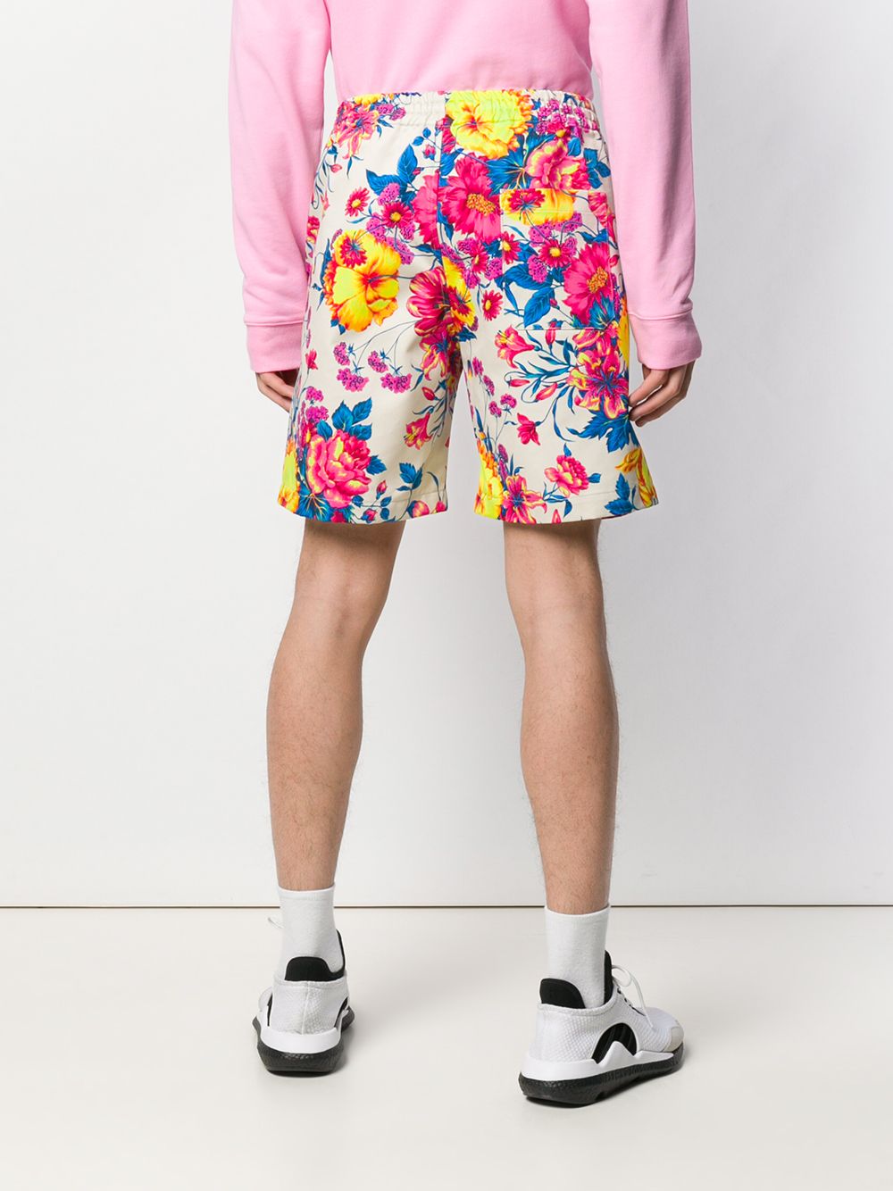 фото MSGM шорты с цветочным принтом