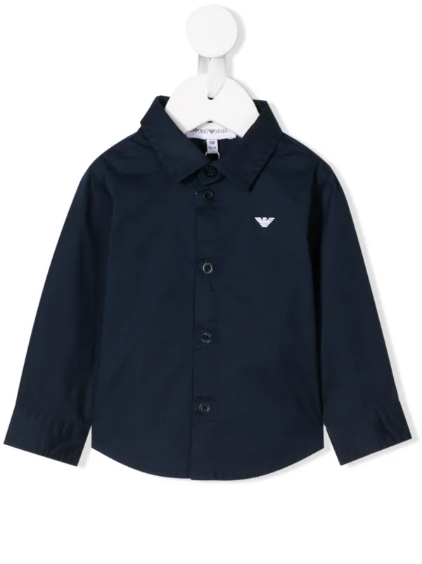 アルマーニキッズ⭐︎アルマーニ⭐︎シャツ⭐︎ Emporio Armani Kids ロゴ シャツ 通販 - FARFETCH