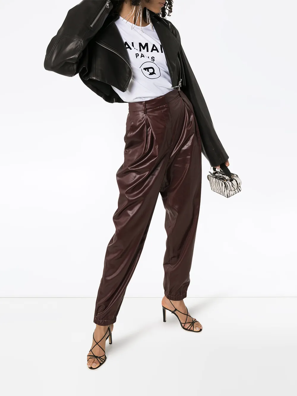 фото Balmain топ с логотипом