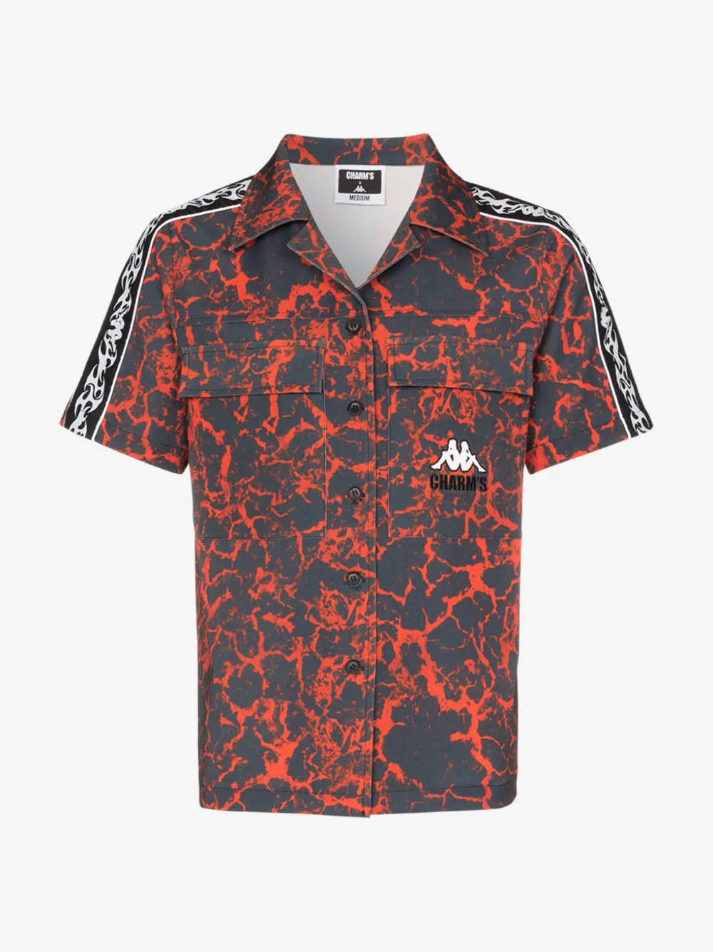 Charm's Tops CHARM'S HEMD MIT LAVA-PRINT
