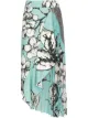 Image 1 of Silvia Tcherassi Aretha mixed print asymmetric skirt
