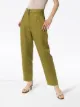 Mara Hoffman Jade high-waisted straight leg linen trousers
