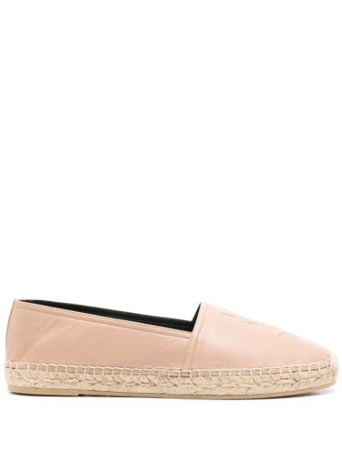 Saint Laurent Cassandre-embossed espadrilles