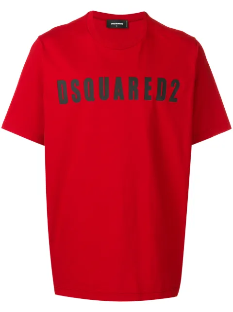 DSQUARED2 playera con logo en la parte delantera