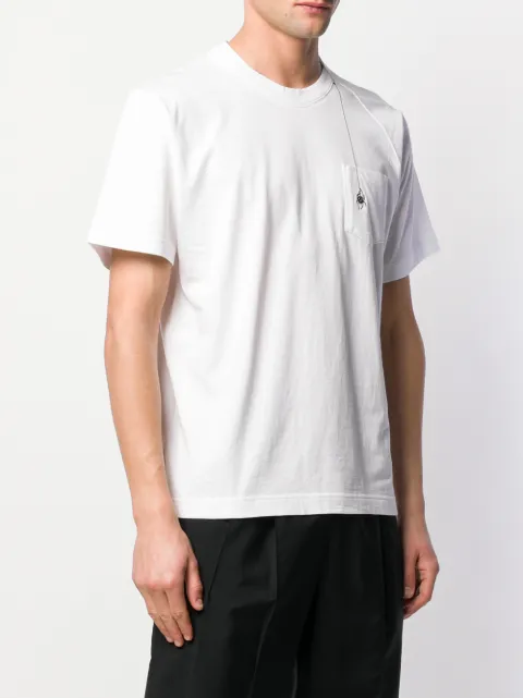 Sacai X Dr. Woo Embroidered Spider T In White