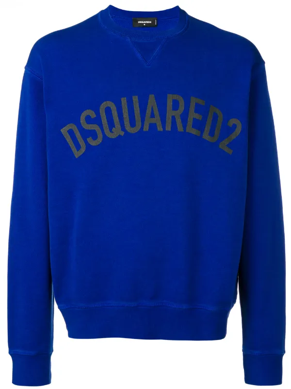 dsquared2 logo print sweatshirt