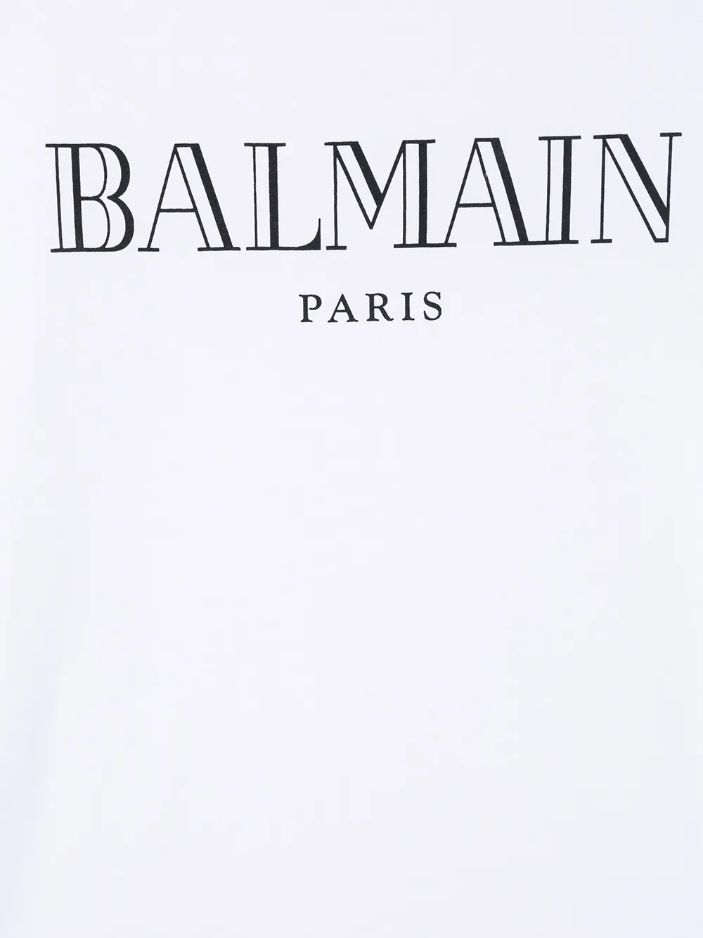 Balmain Kids T-shirt met logoprint Wit