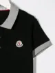 Moncler Kids قميص بولو بشعار