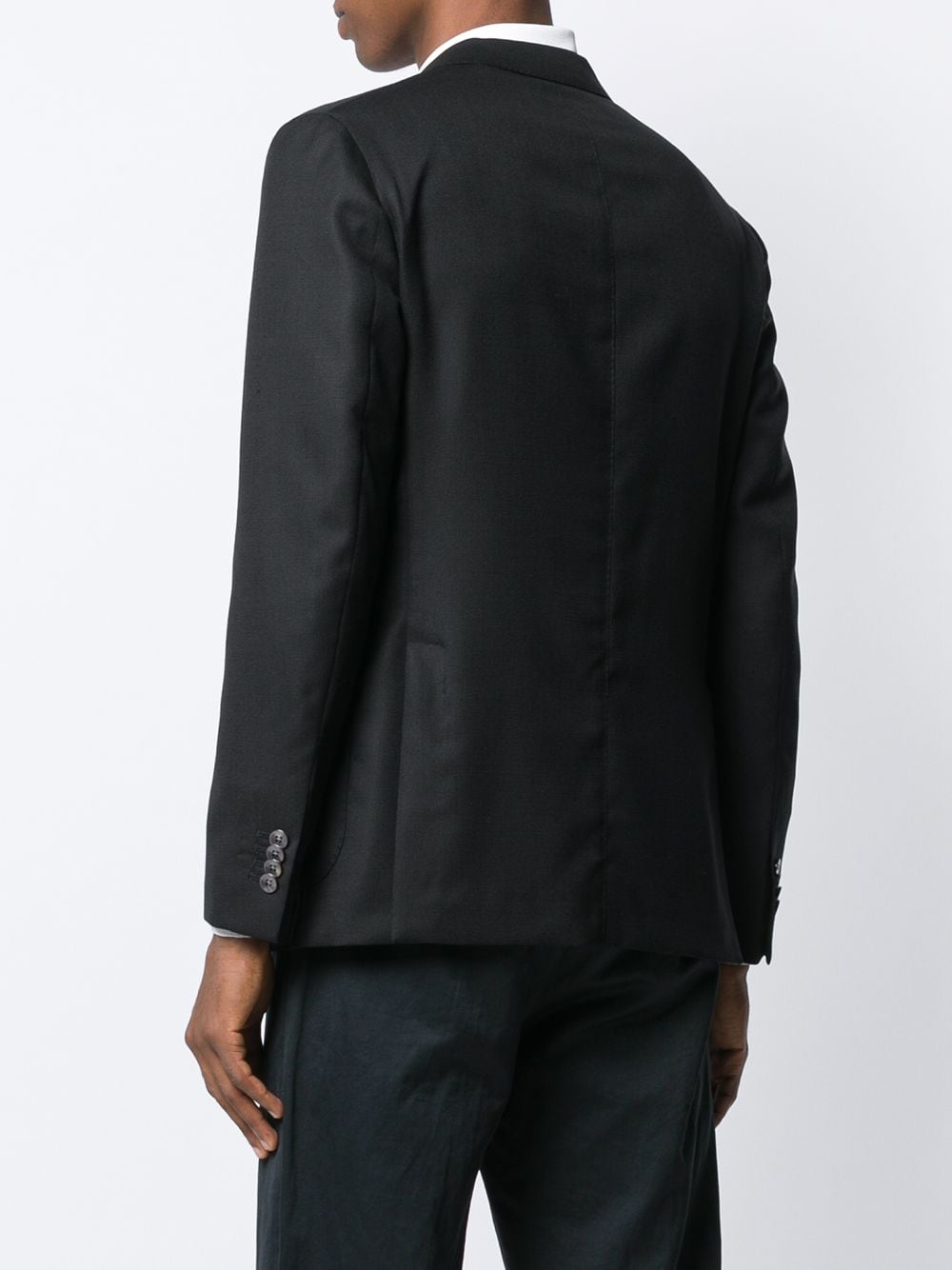 Shop Boglioli Classic Tailored Blazer In Black