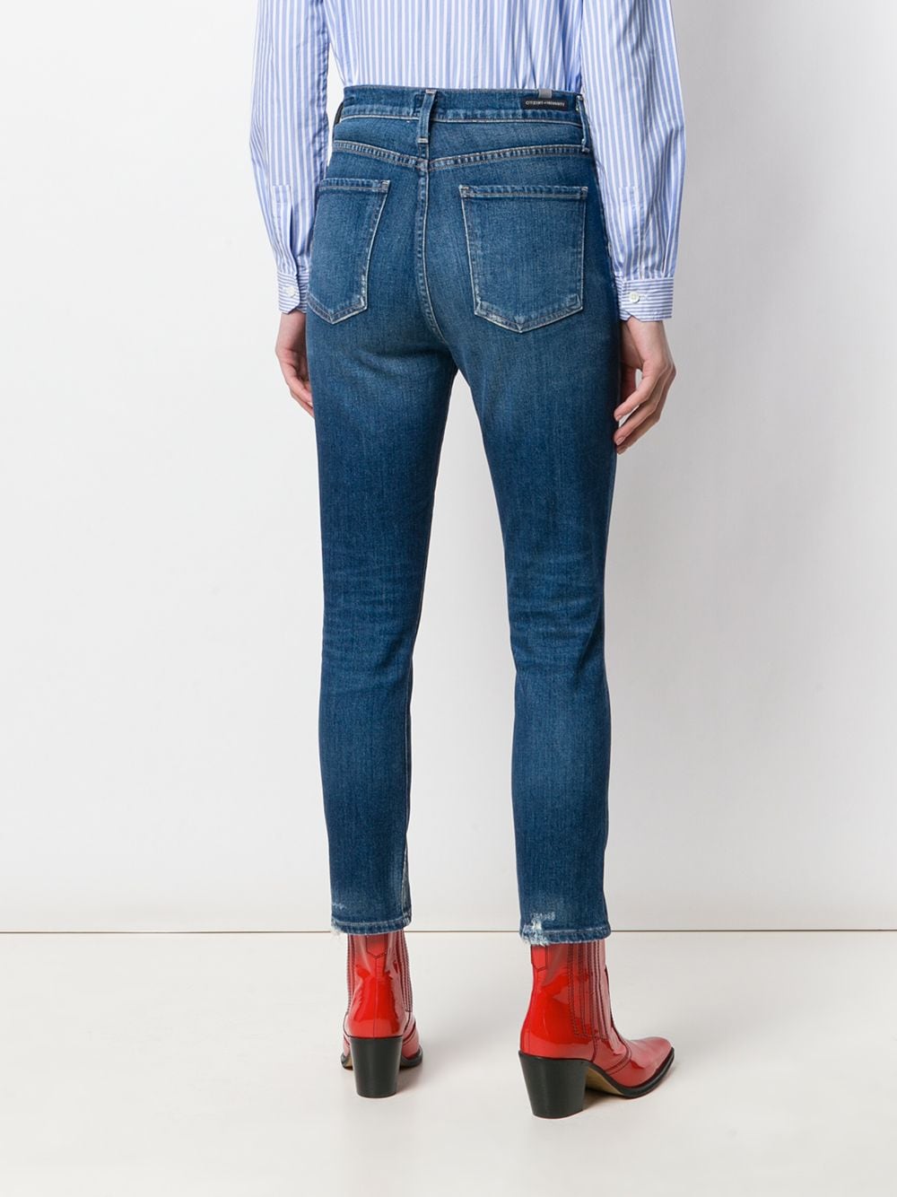 фото Citizens of humanity джинсы скинни с завышенной талией