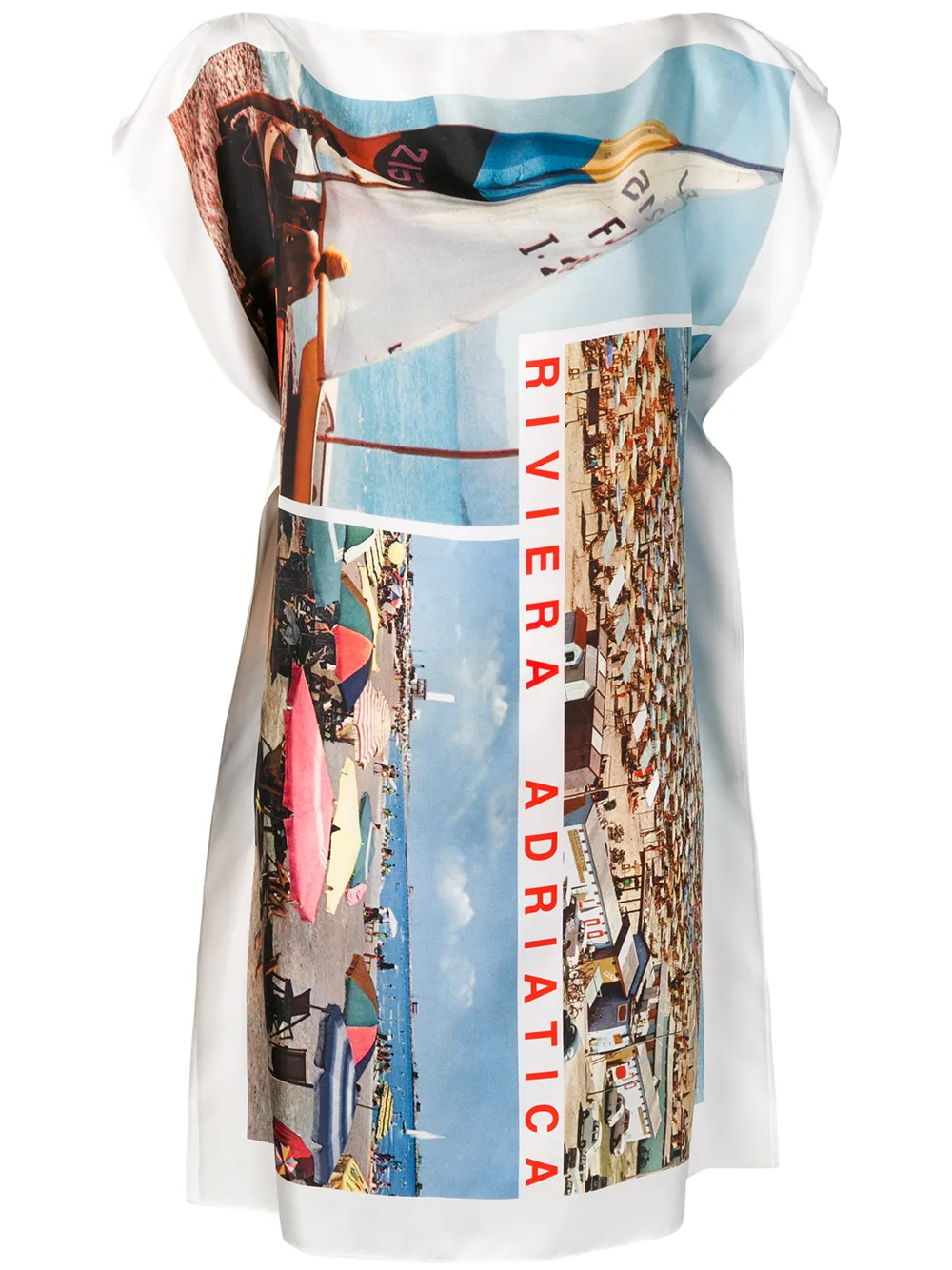 Isa Arfen ISA ARFEN RIVIERA PRINT DRESS - BLUE