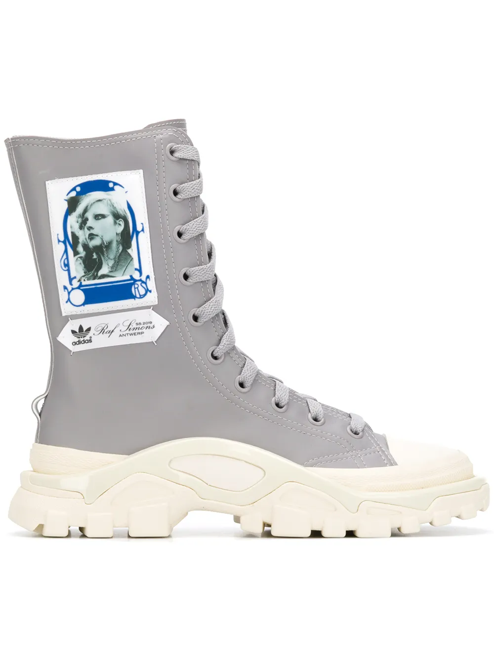 Adidas By Raf Simons Boots ADIDAS BY RAF SIMONS DETROIT SNEAKER BOOTS - GREY