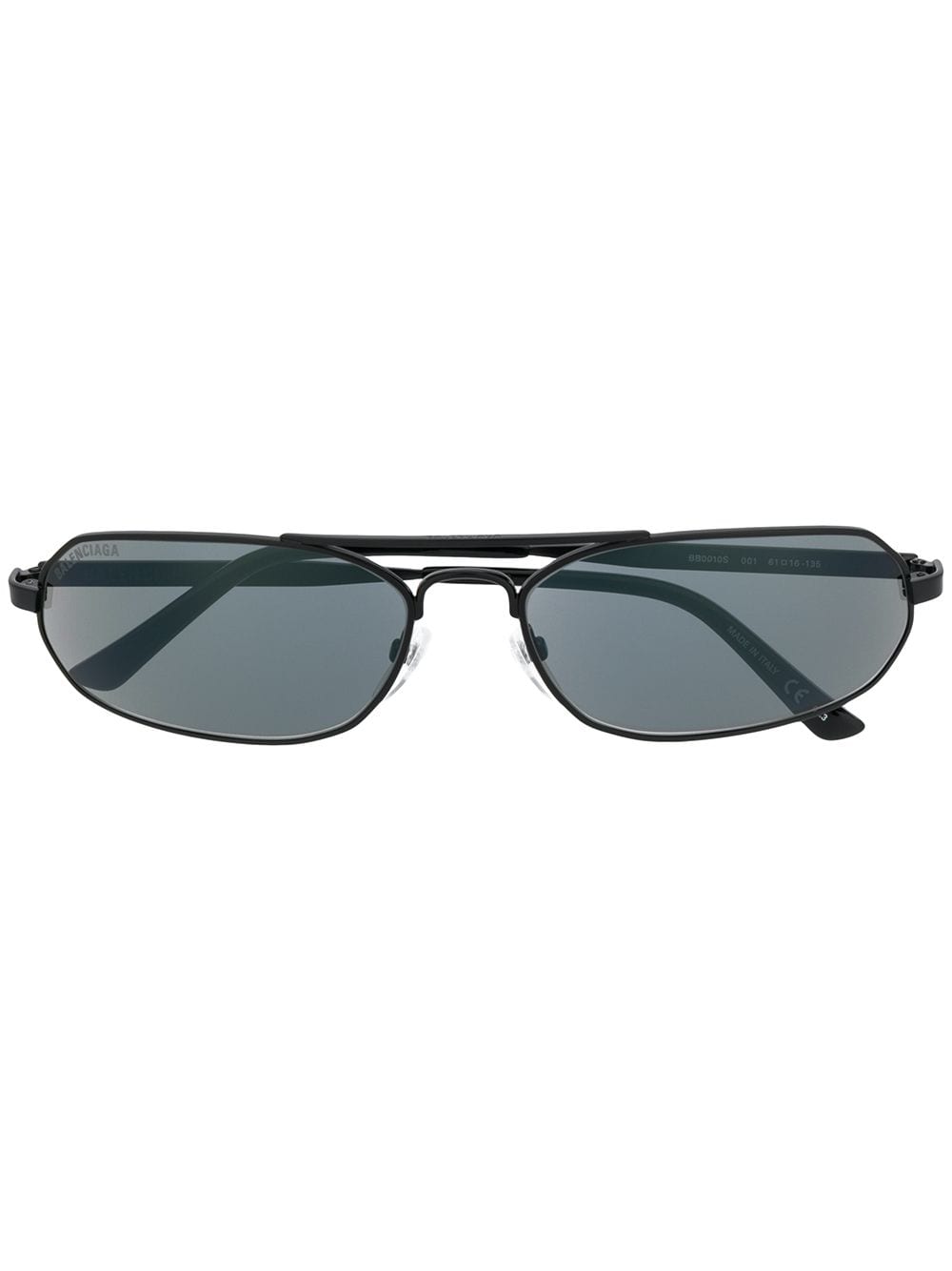 фото Balenciaga eyewear солнцезащитные очки в тонкой оправе