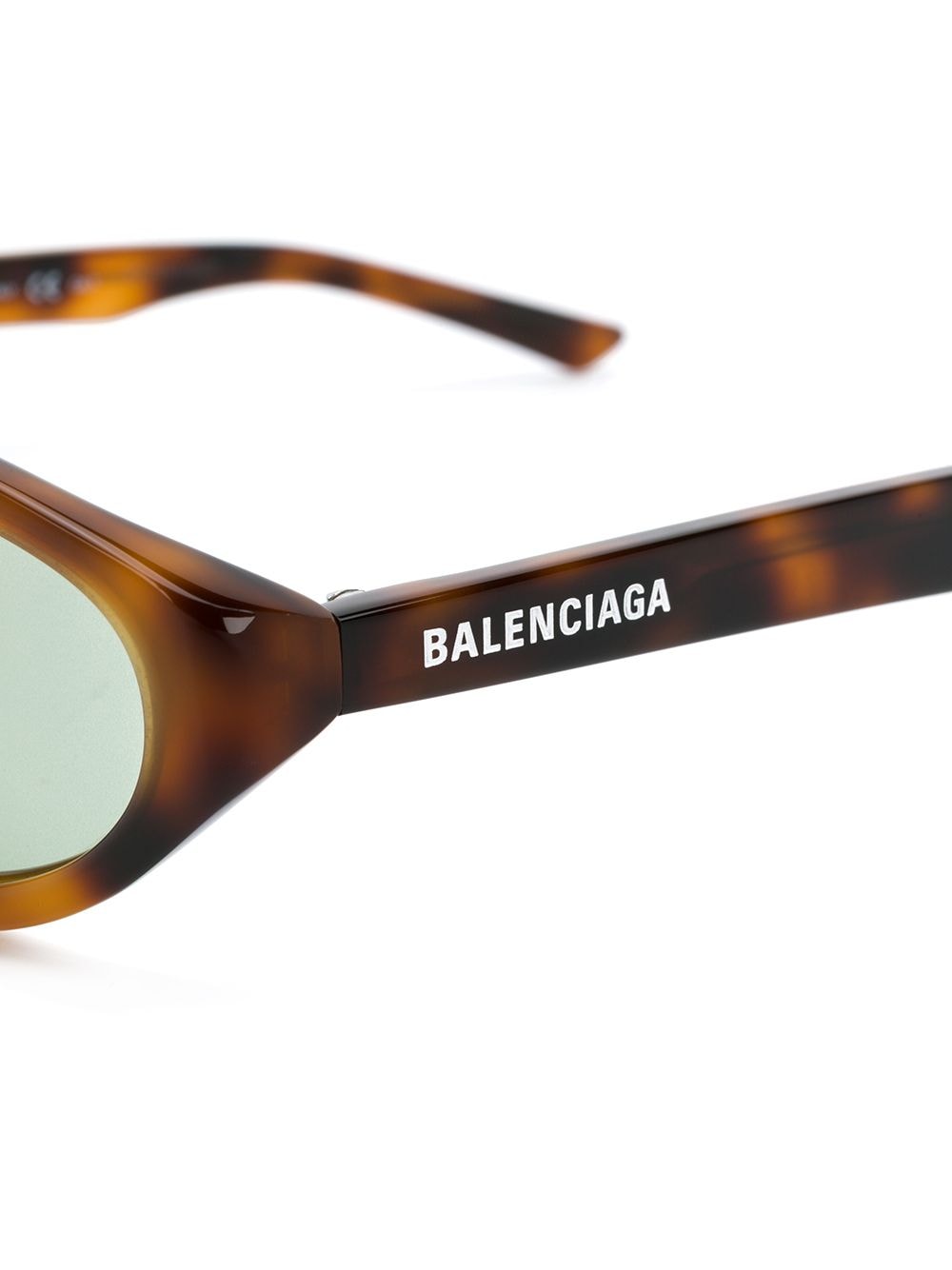 фото Balenciaga eyewear узкие солнцезащитные очки
