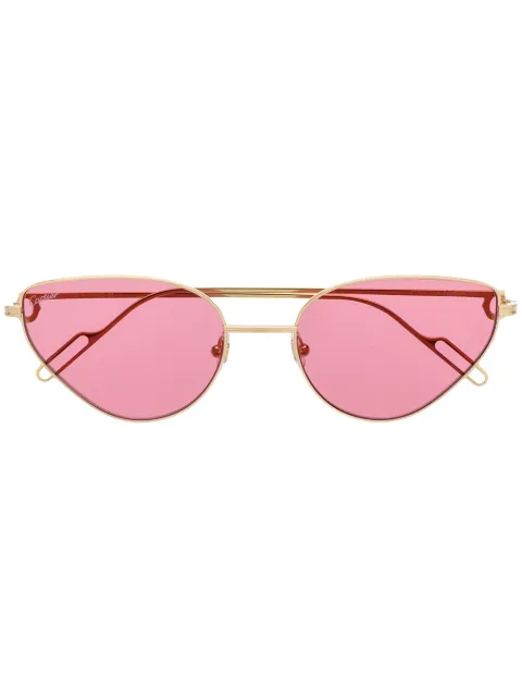 Cartier Eyewear lunettes de soleil à monture triangulaire