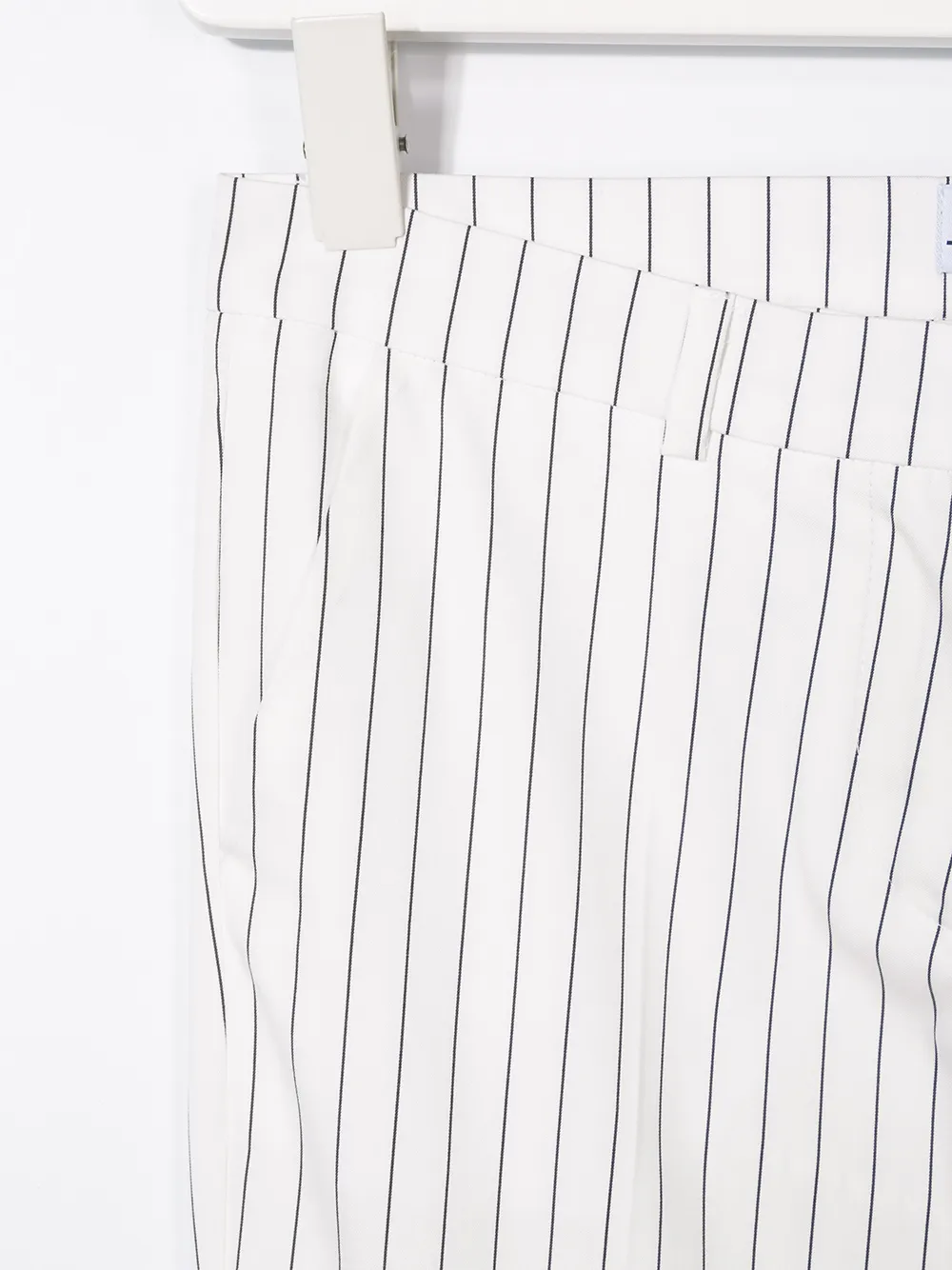  Simonetta Pantalon à Rayures - Blanc 