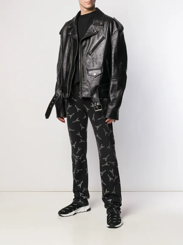 balenciaga eiffel tower jeans